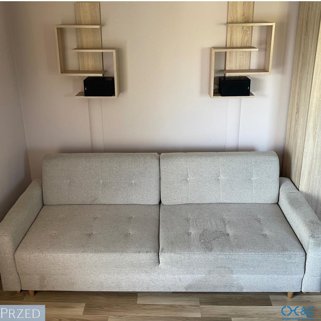 Kanapa przed praniem